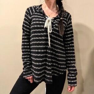 Stripped hooded Sweater